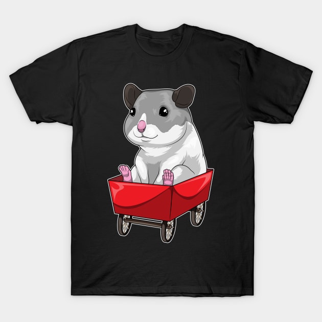 Hamster Wagon T-Shirt by Markus Schnabel